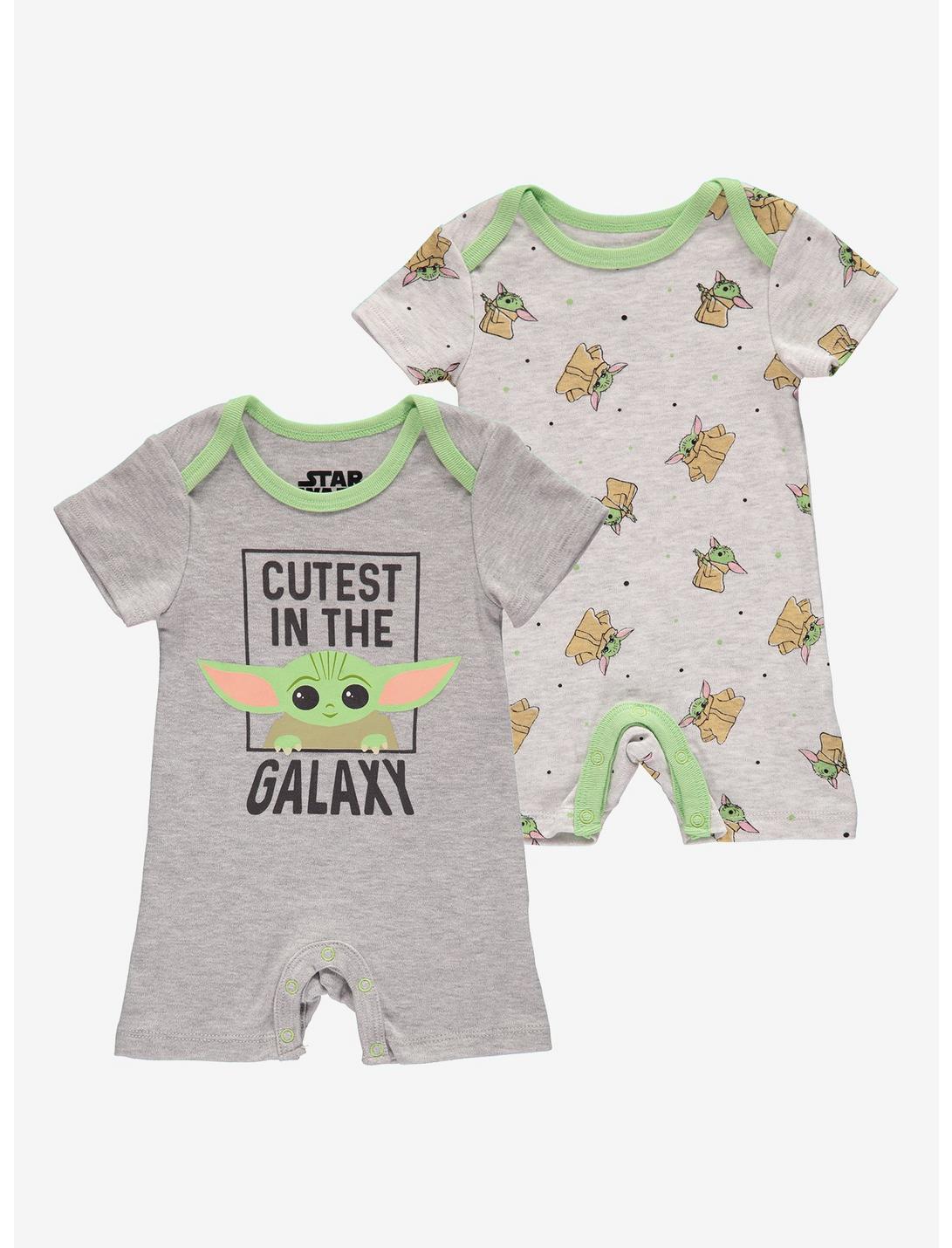 Star Wars The Mandalorian The Child Cutest in the Galaxy Infant One-Piece Set, NATURAL, hi-res