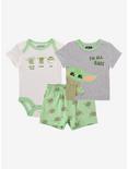 Star Wars The Mandalorian The Child Infant Outfit Set, GREY, hi-res