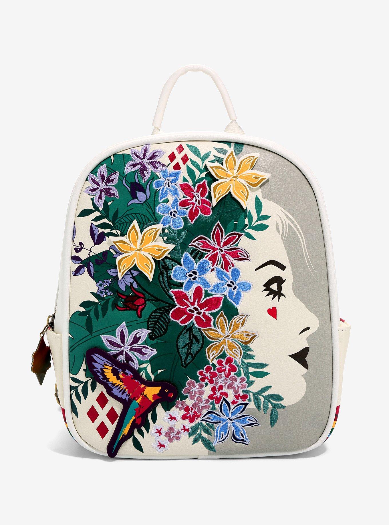 The Suicide Squad Harley Quinn Floral Mini Backpack BoxLunch Exclusive BoxLunch