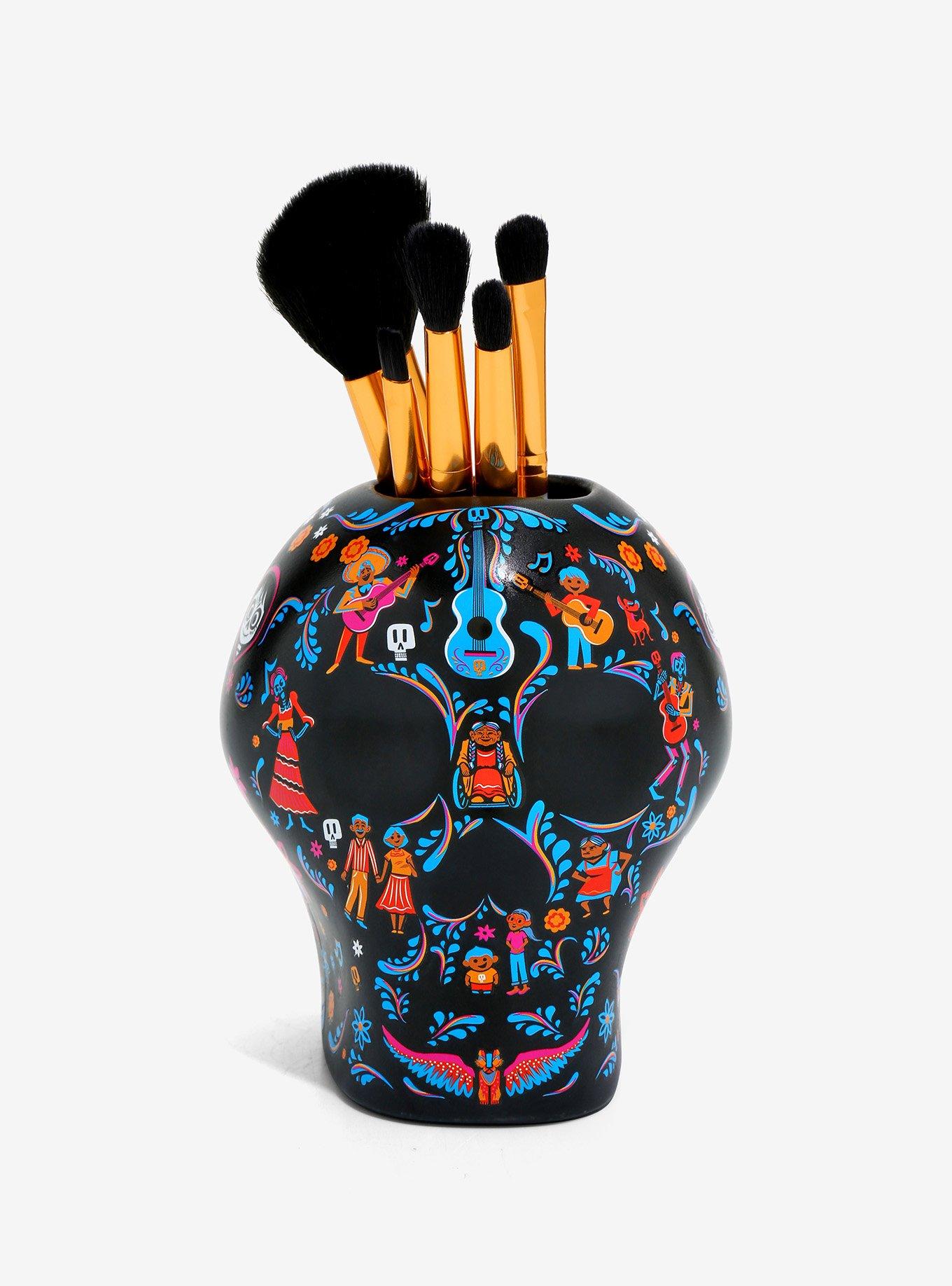 Disney Mickey Mouse Jack-O'Lantern Makeup Brush Set & Holder - BoxLunch  Exclusive