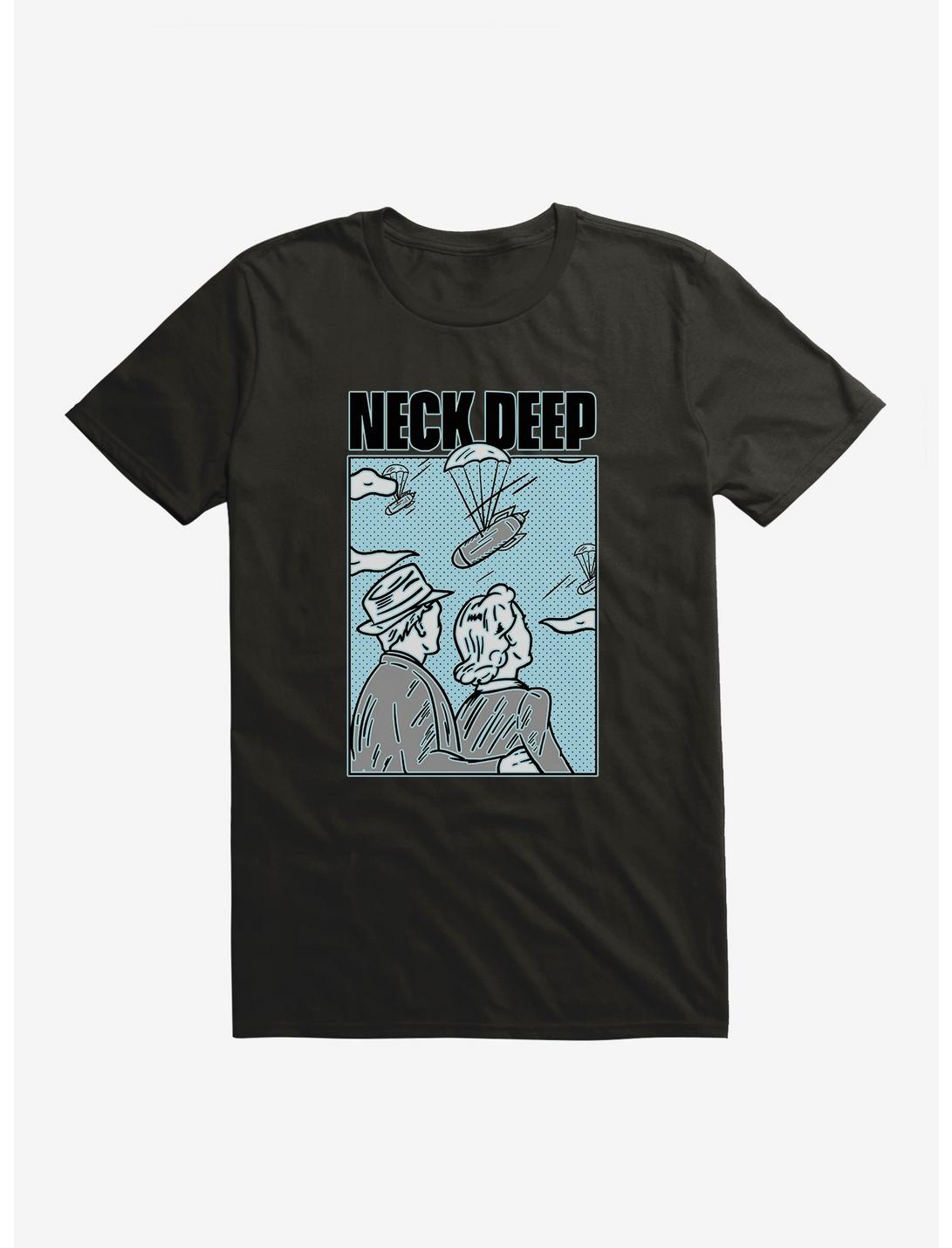 Neck Deep Parachute Couple T-Shirt, , hi-res