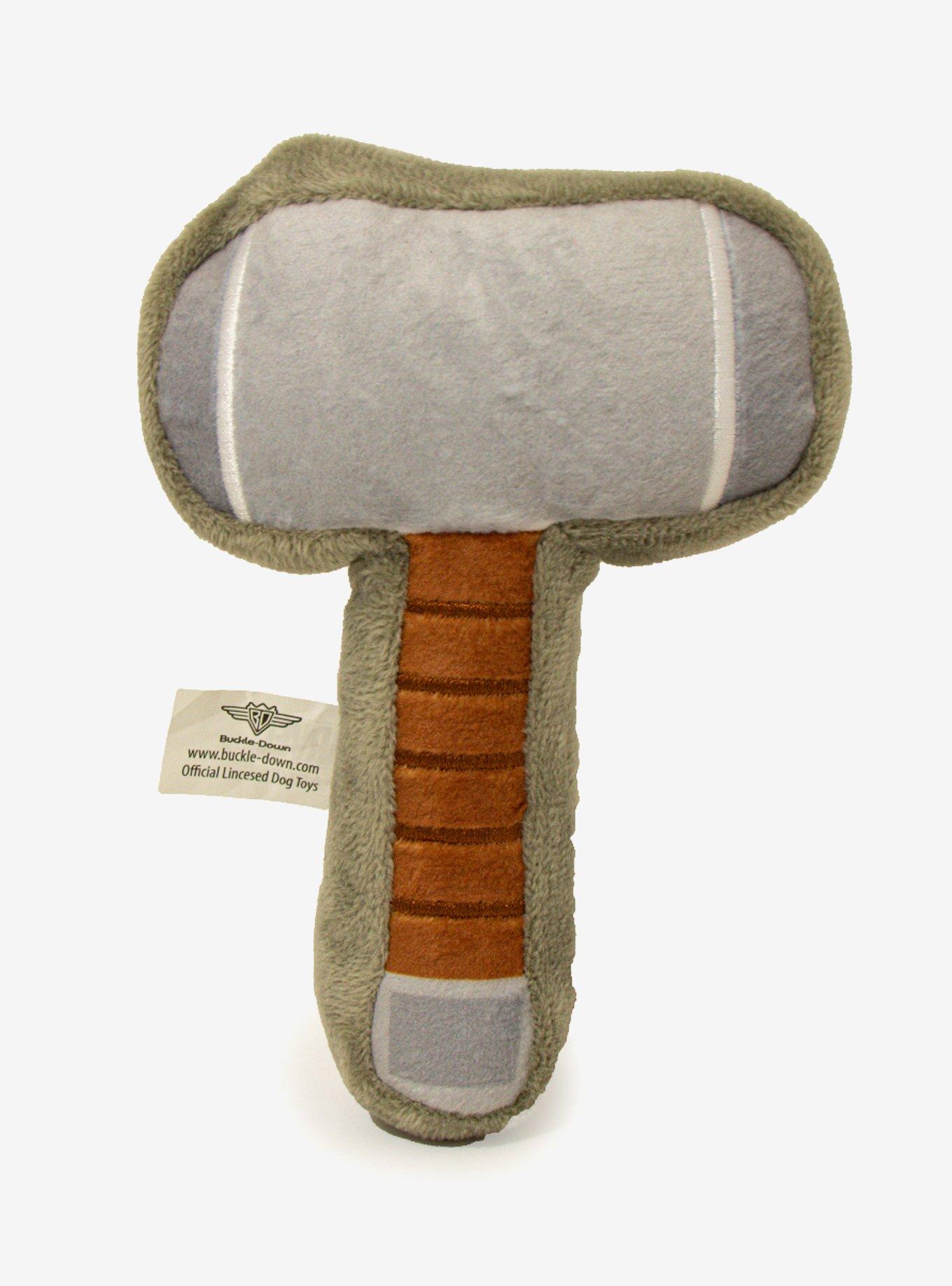 Marvel Thor Hammer Squeaky Plush Dog Toy, , hi-res