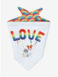 Love Rainbow Reversible Pet Bandana - BoxLunch Exclusive, MULTI, hi-res