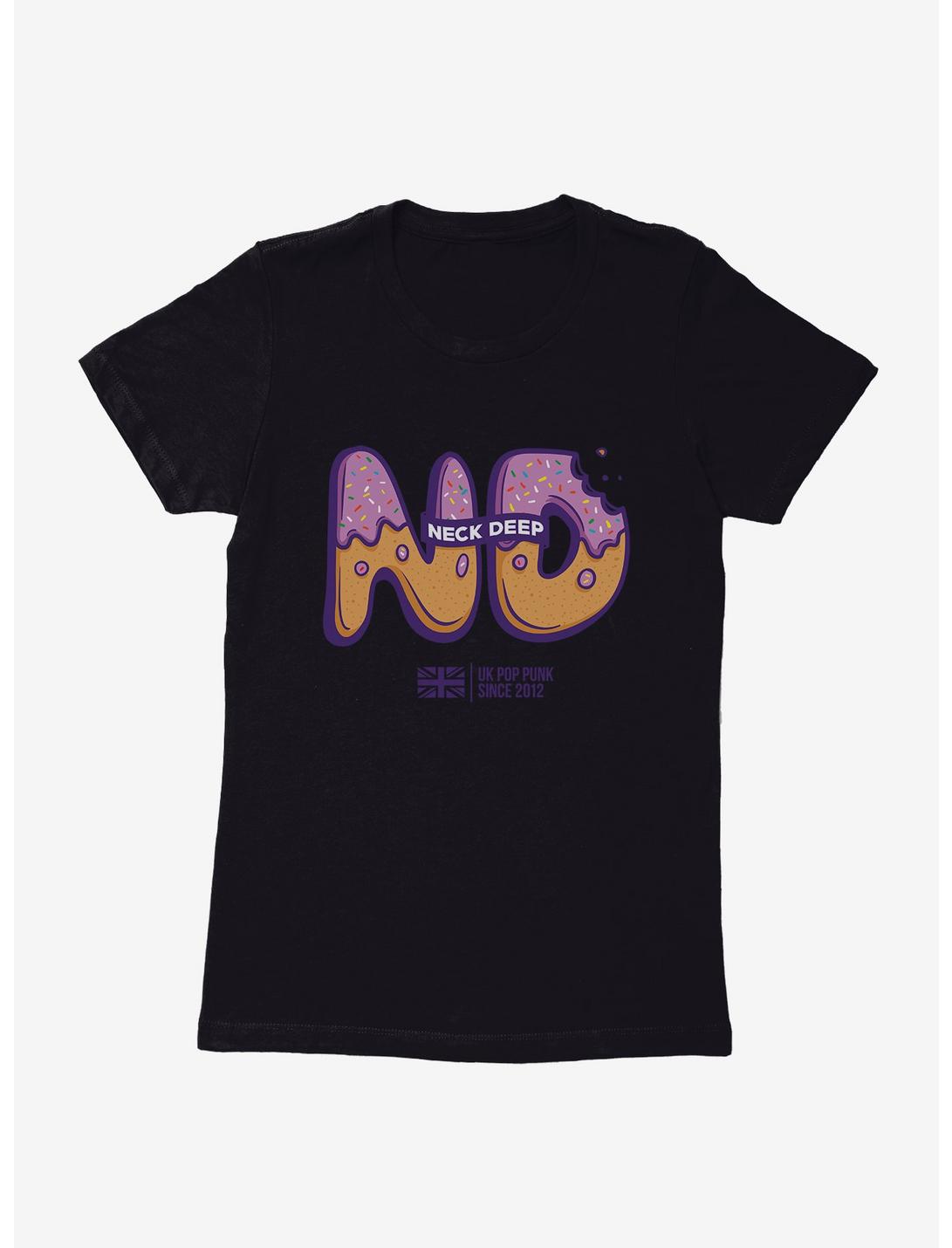 Neck Deep Donut Logo Womens T-Shirt, , hi-res