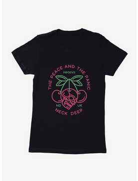 Neck Deep The Peace And The Panic Cherry Skull Womens T-Shirt, , hi-res