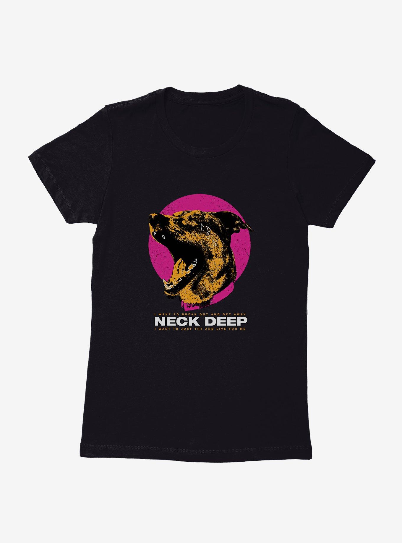 Neck Deep Crying Dog Womens T-Shirt, , hi-res