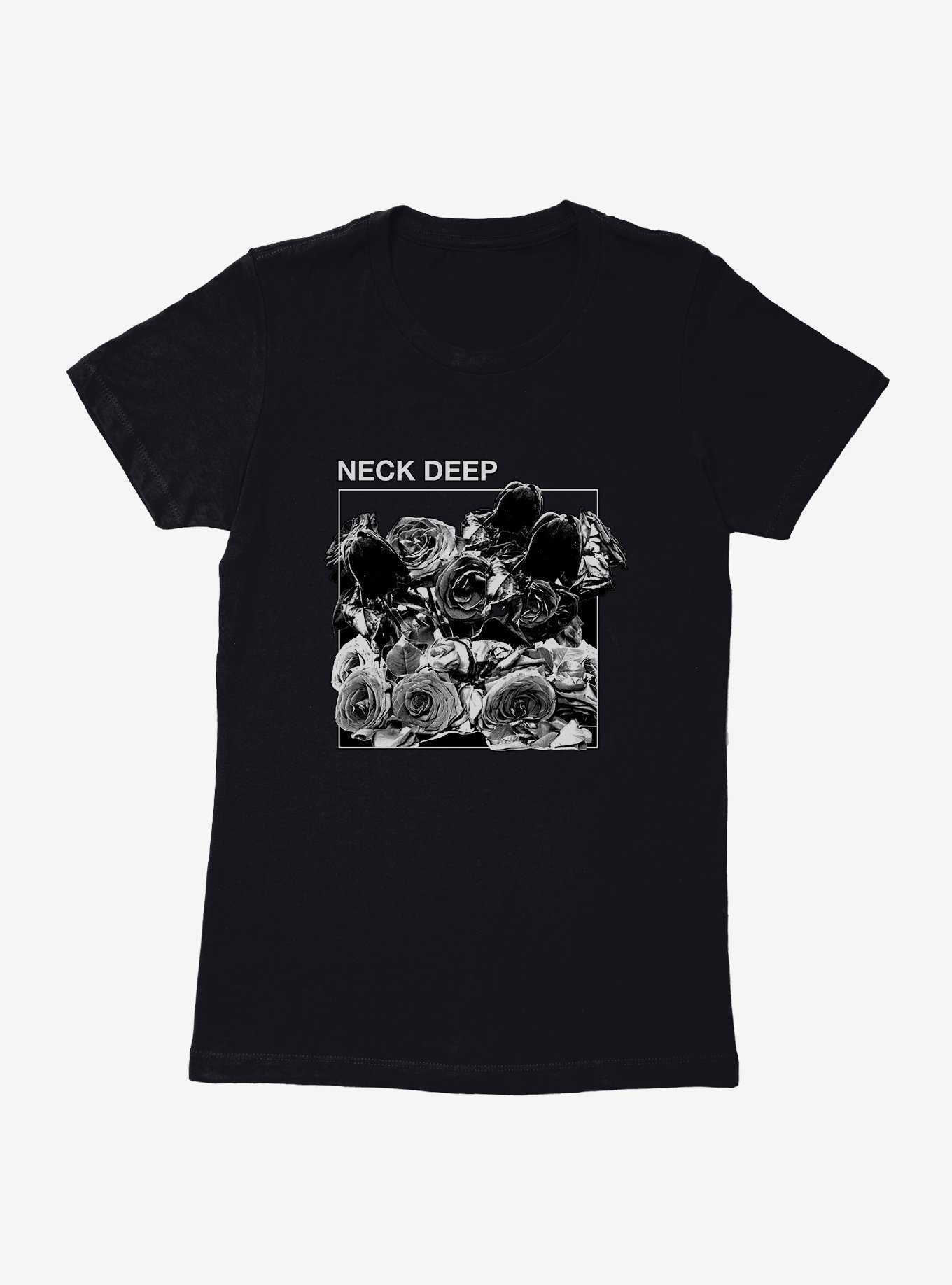 Neck Deep Dead Flowers Womens T-Shirt , , hi-res