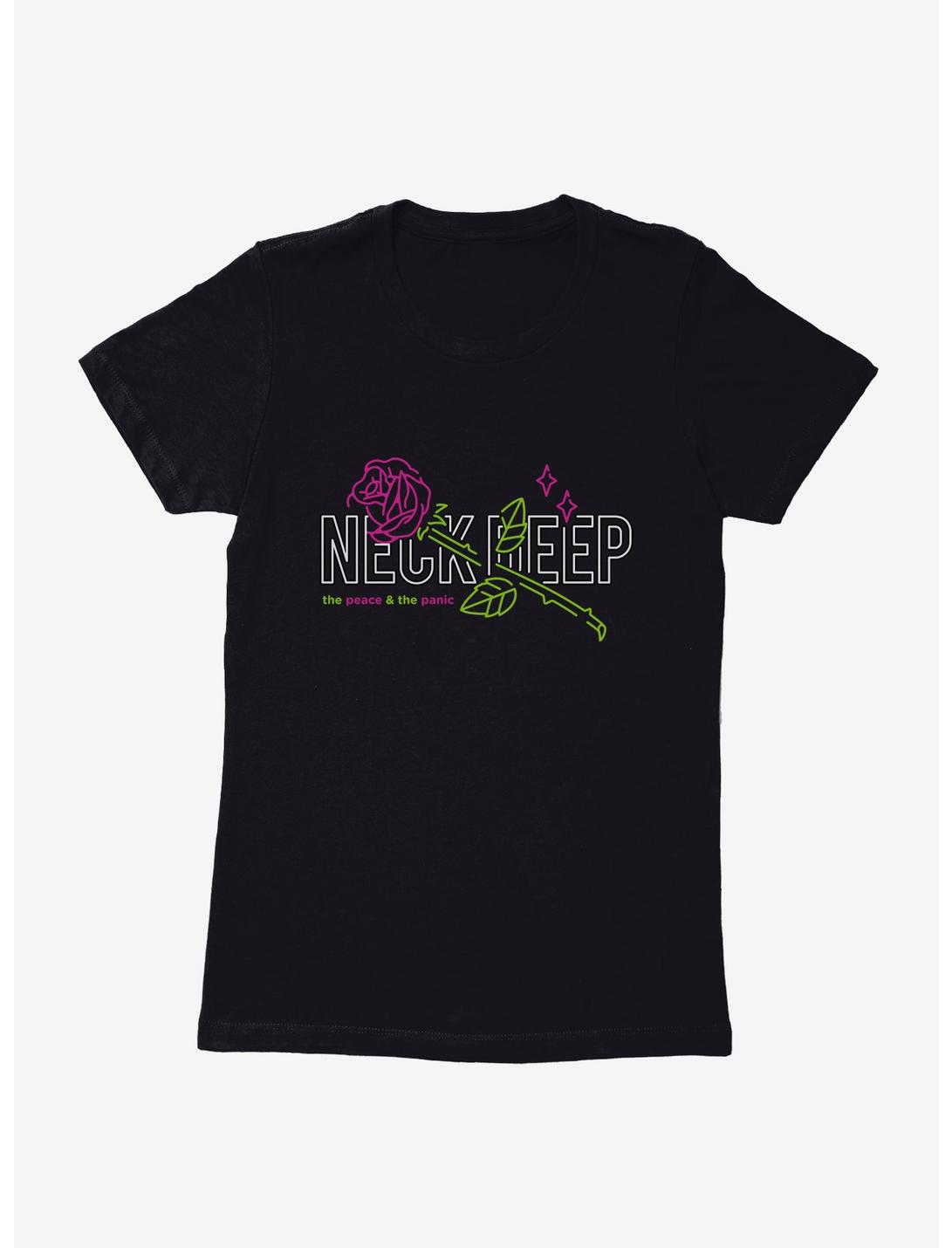 Neck Deep Neon Rose Womens T-Shirt, , hi-res