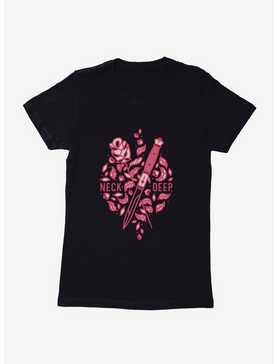 Neck Deep Rose And Dagger Womens T-Shirt , , hi-res