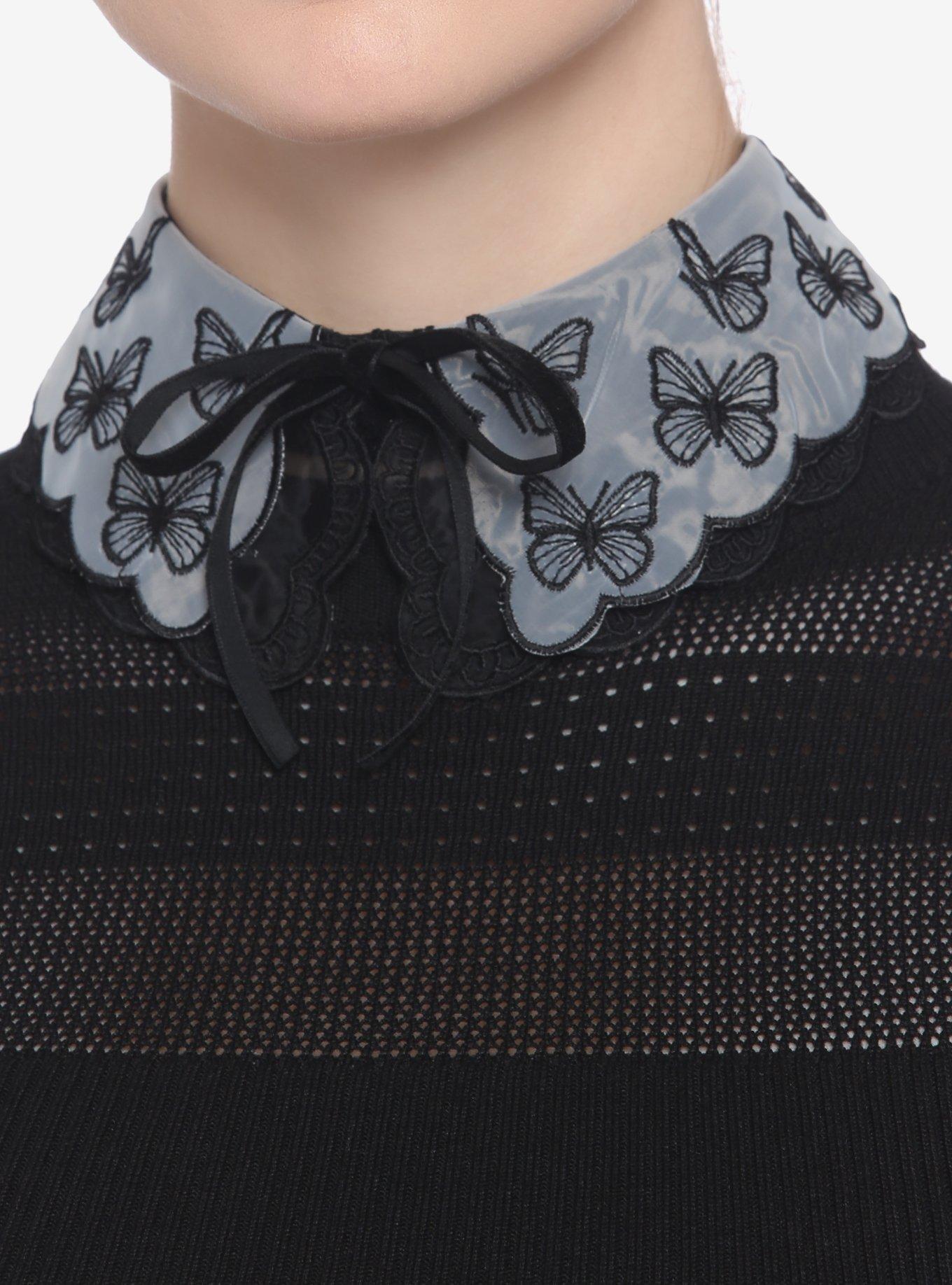 Butterfly Sheer Layered Collar, , hi-res
