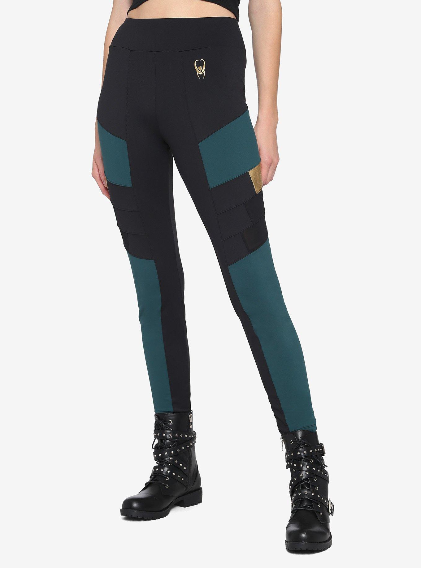 Her Universe Marvel Loki Mesh Inset Panel Leggings