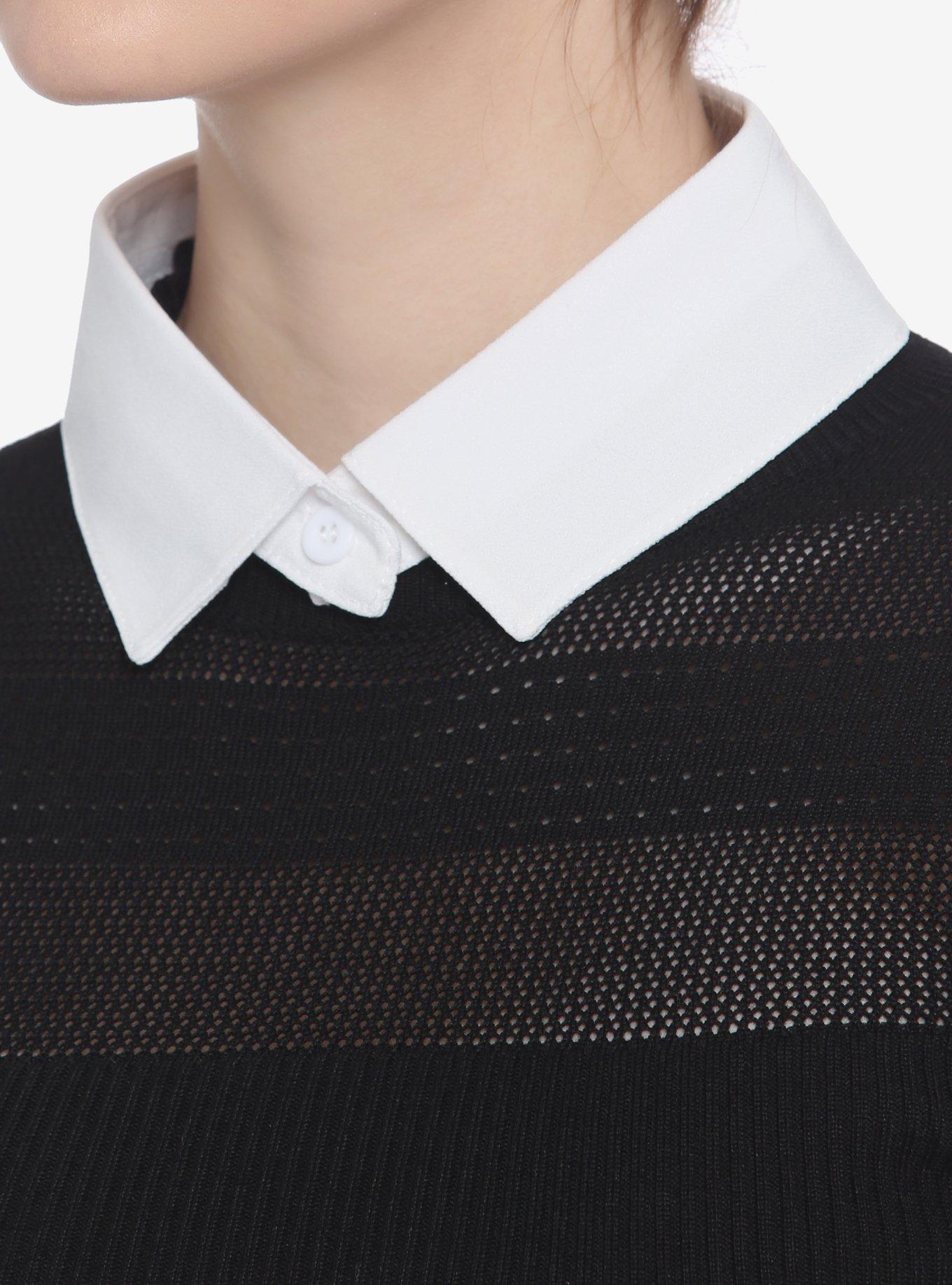 White Button Collar, , hi-res