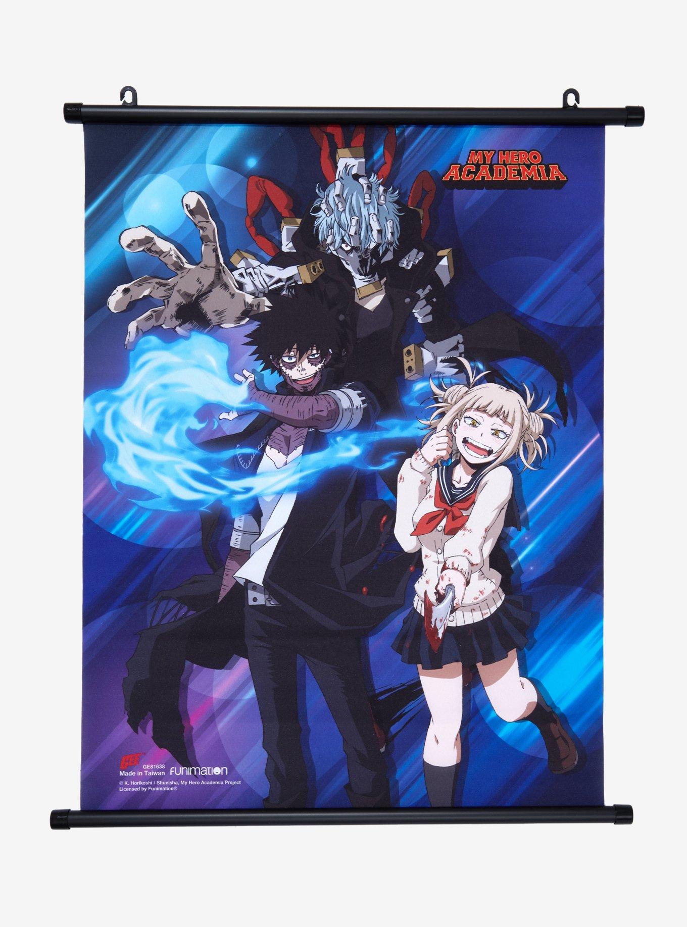 My Hero Academia Villains Scroll Wall Art, , hi-res