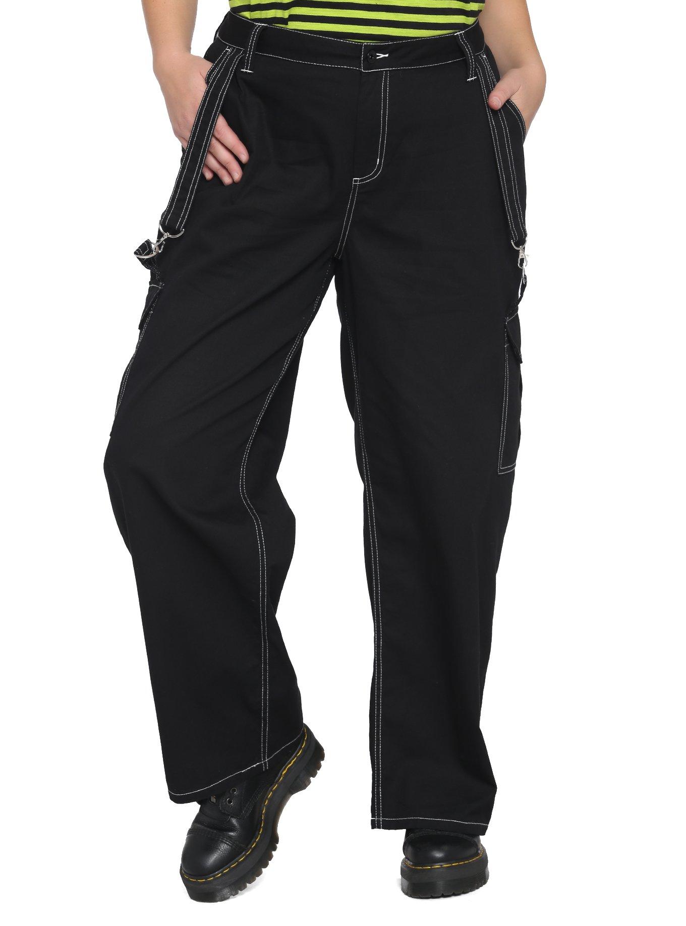white carpenter pants