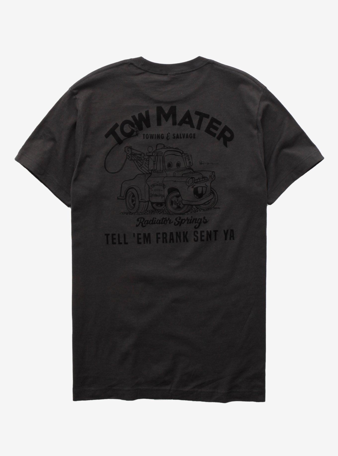 Disney Pixar Cars Tow Mater T-Shirt - BoxLunch Exclusive, DARK GREY, hi-res