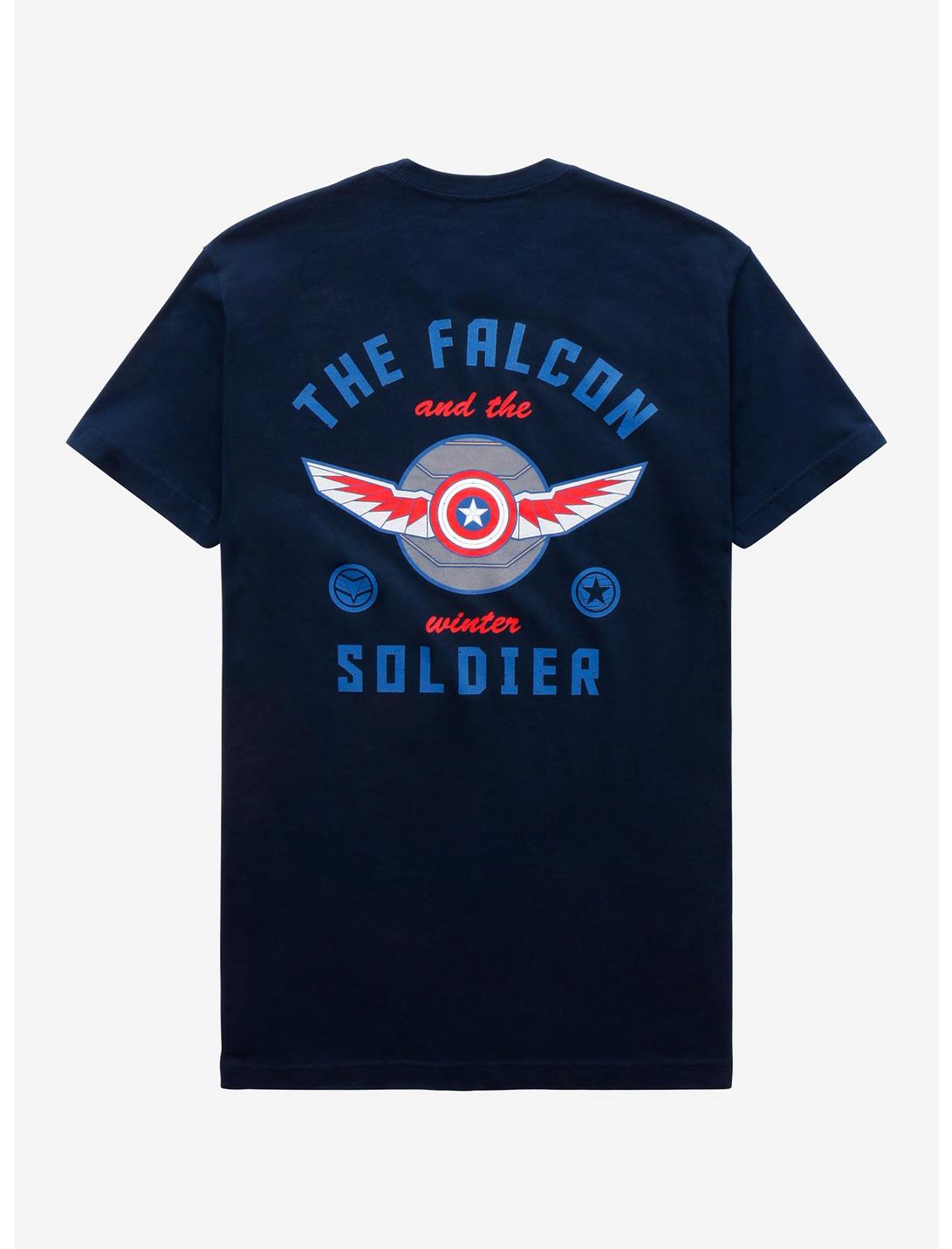 Marvel The Falcon and the Winter Soldier Symbol T-Shirt, BLACK, hi-res