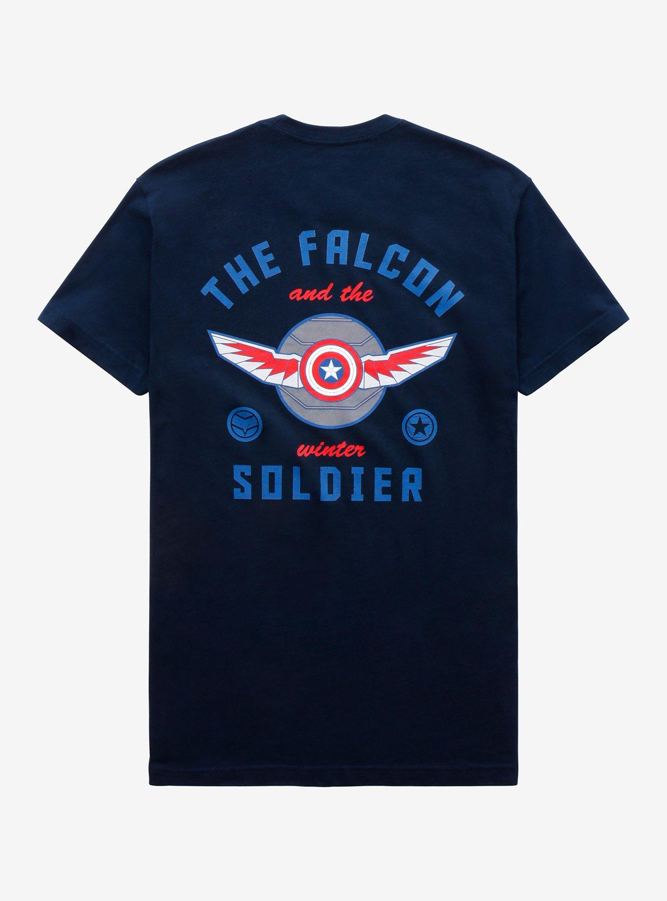 Marvel The Falcon and the Winter Soldier Symbol T-Shirt, BLACK, hi-res