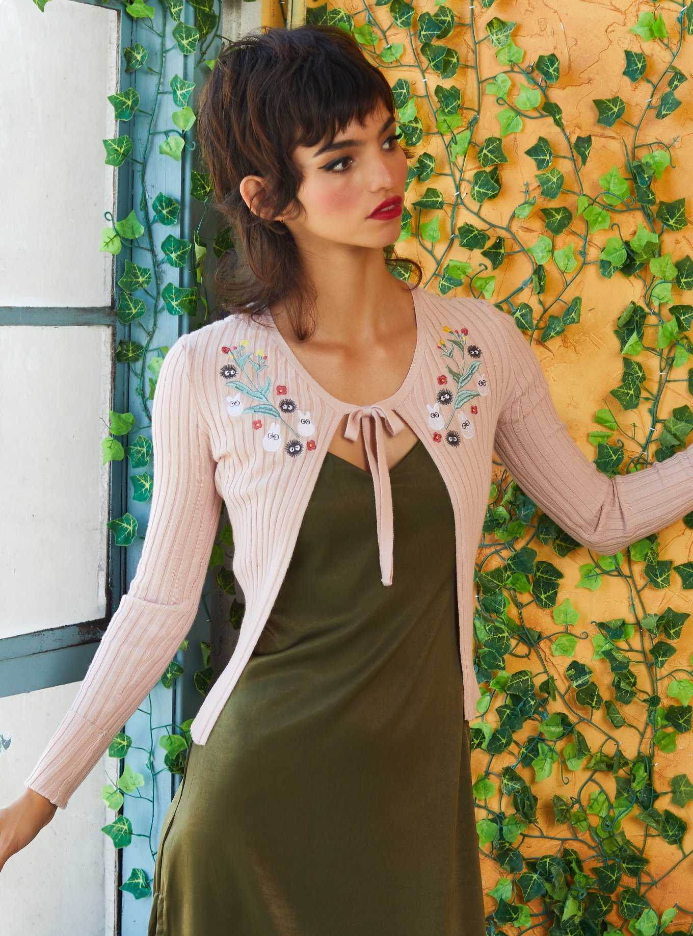 Her Universe Studio Ghibli My Neighbor Totoro Tie-Front Girls Cardigan, , hi-res