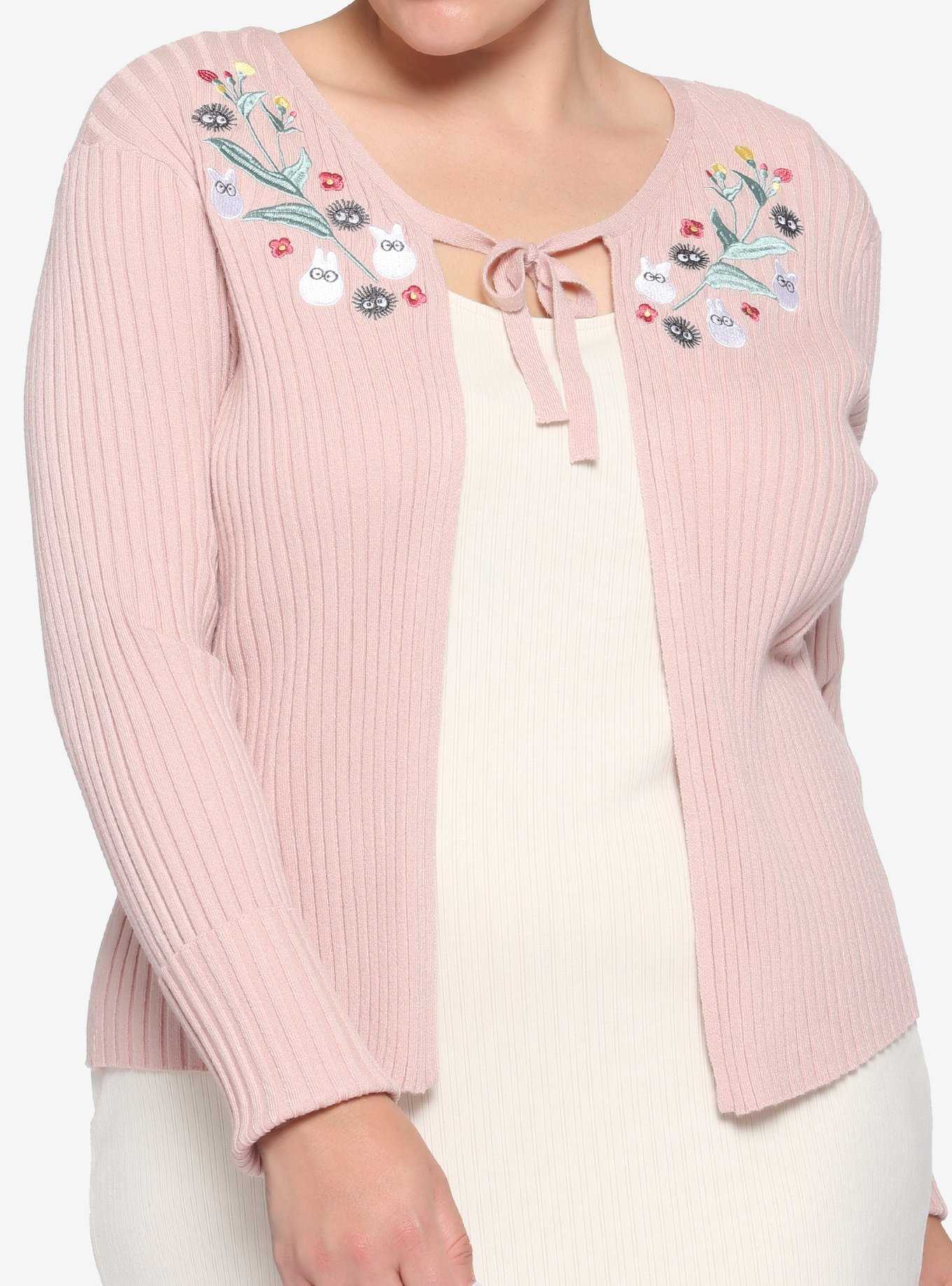 Her Universe Studio Ghibli My Neighbor Totoro Tie-Front Girls Cardigan Plus Size, , hi-res