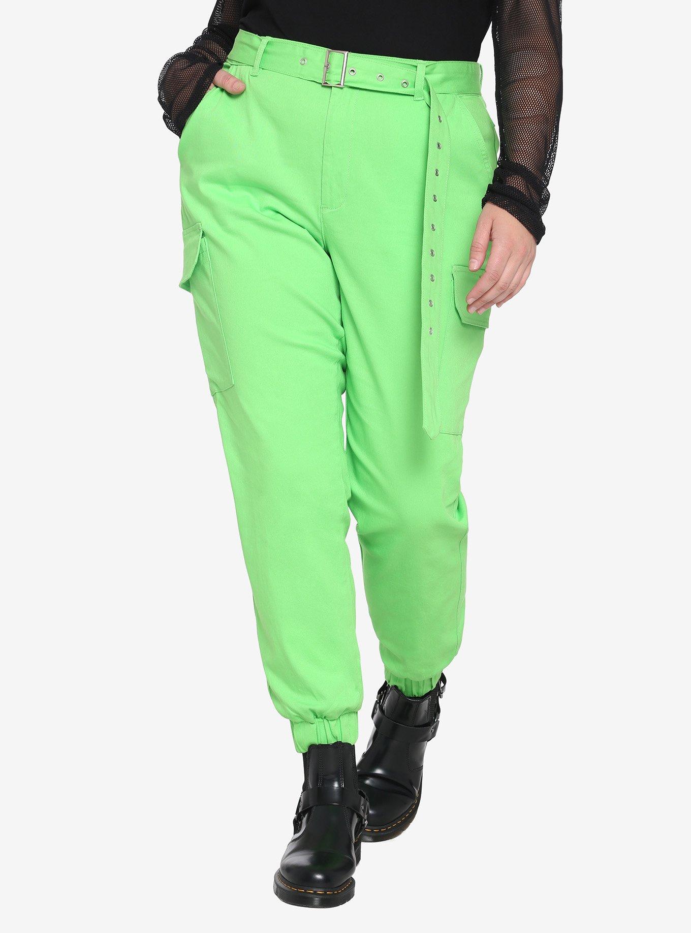 Bright green hot sale cargo pants