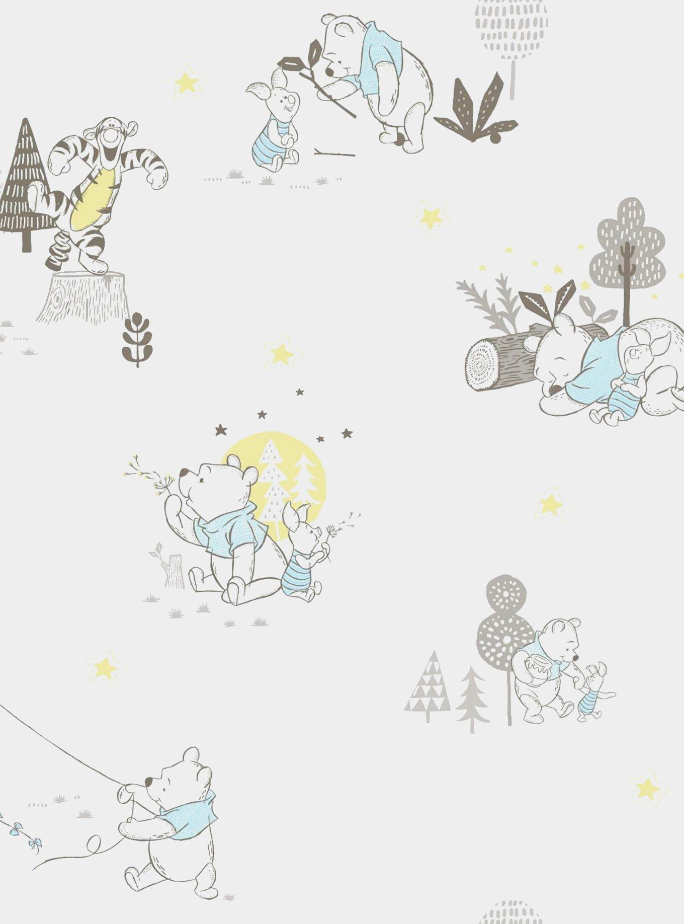 Disney Winnie The Pooh Playmates Peel & Stick Wallpaper, , hi-res