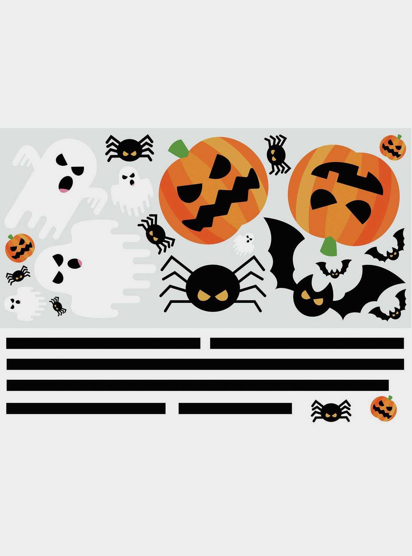 Halloween Glow In The Dark Peel And Stick Giant Wall Decals, , hi-res