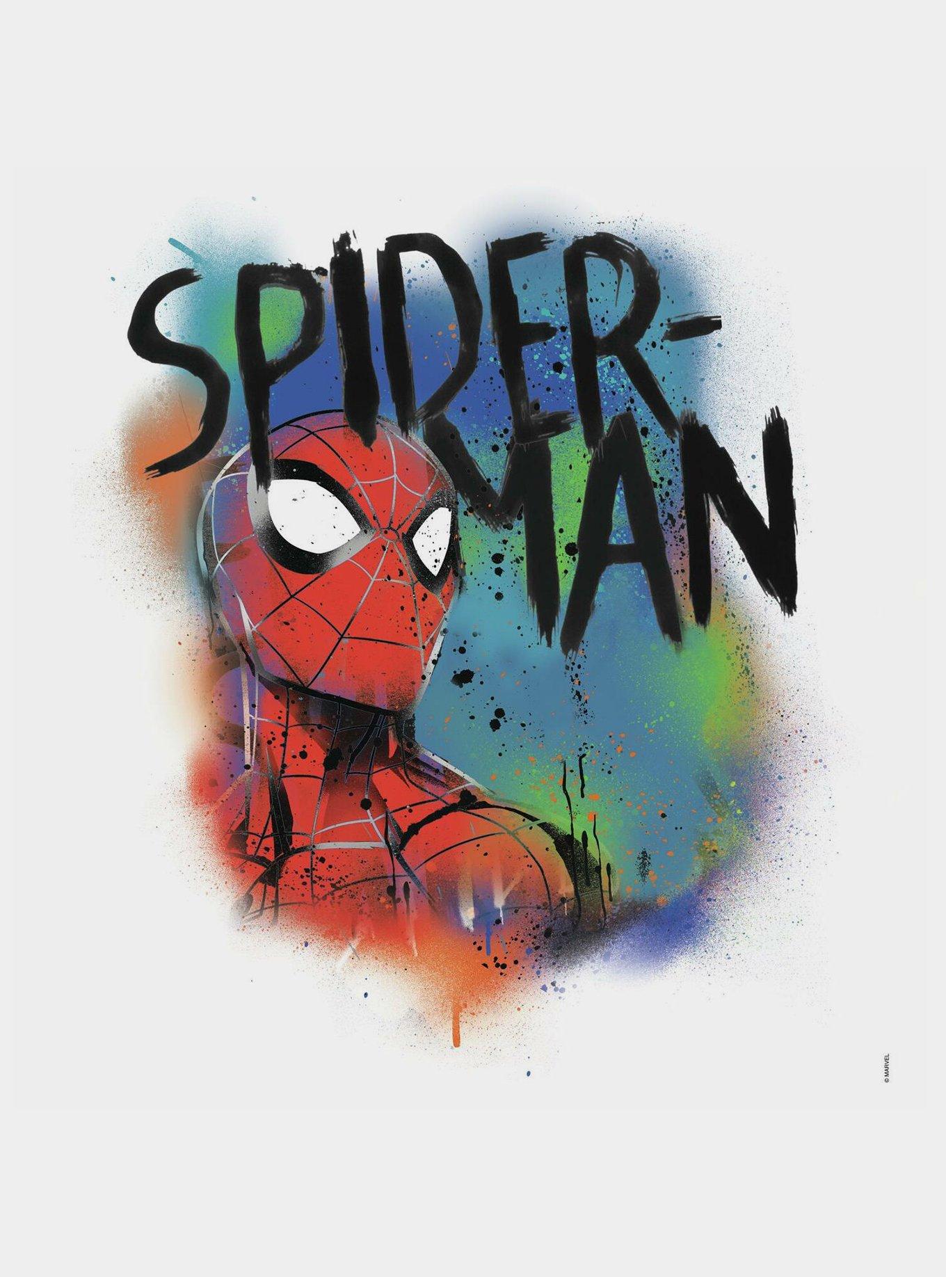 Marvel Spider-Man Classic Graffiti Burst Peel And Stick Giant Wall Decals, , hi-res