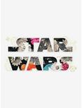 Star Wars Floral Logo Peel And Stick Wall Decals With Foil, , hi-res