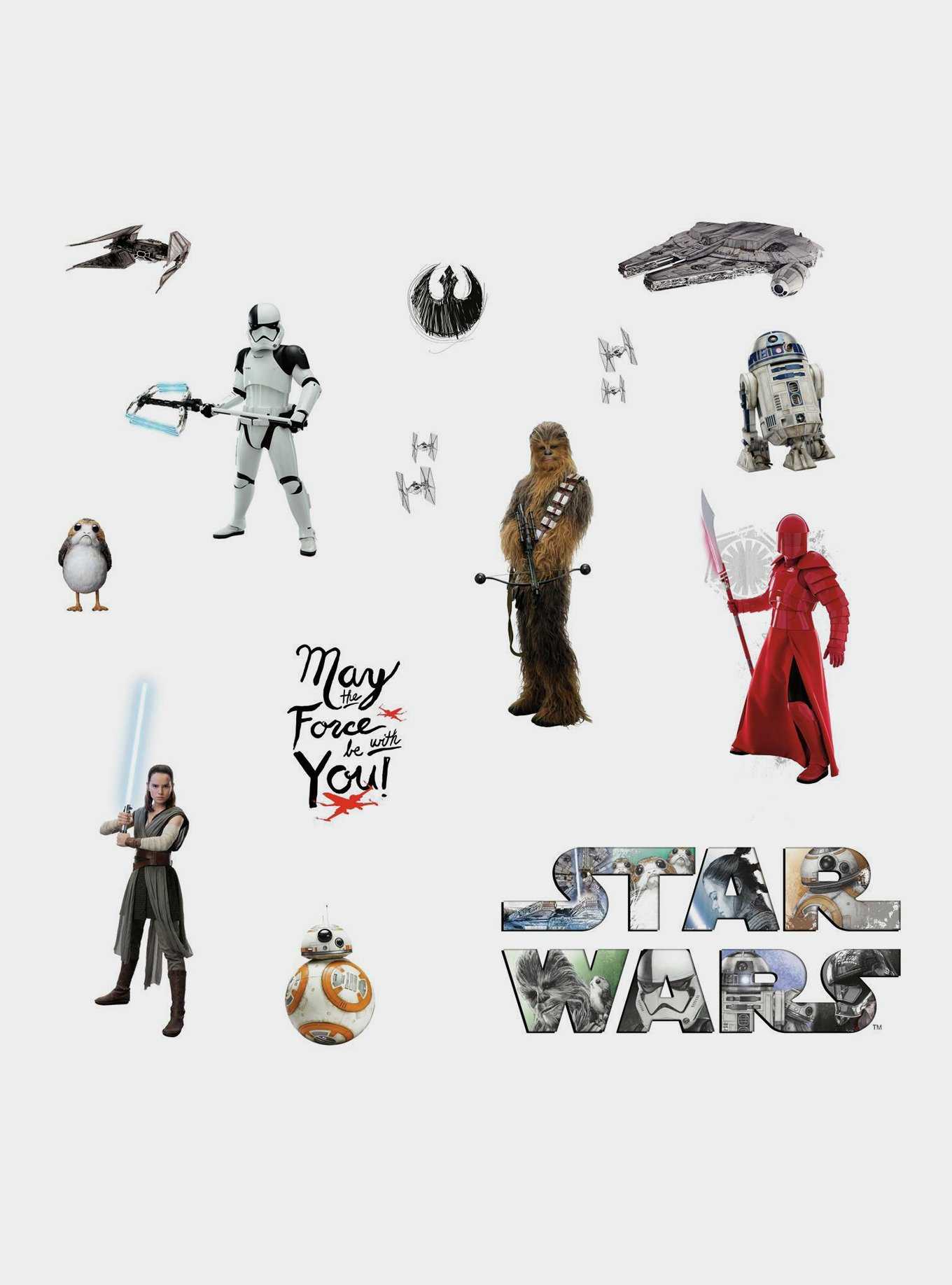 Star Wars The Last Jedi Episode VIII Peel And Stick Wall Decals, , hi-res