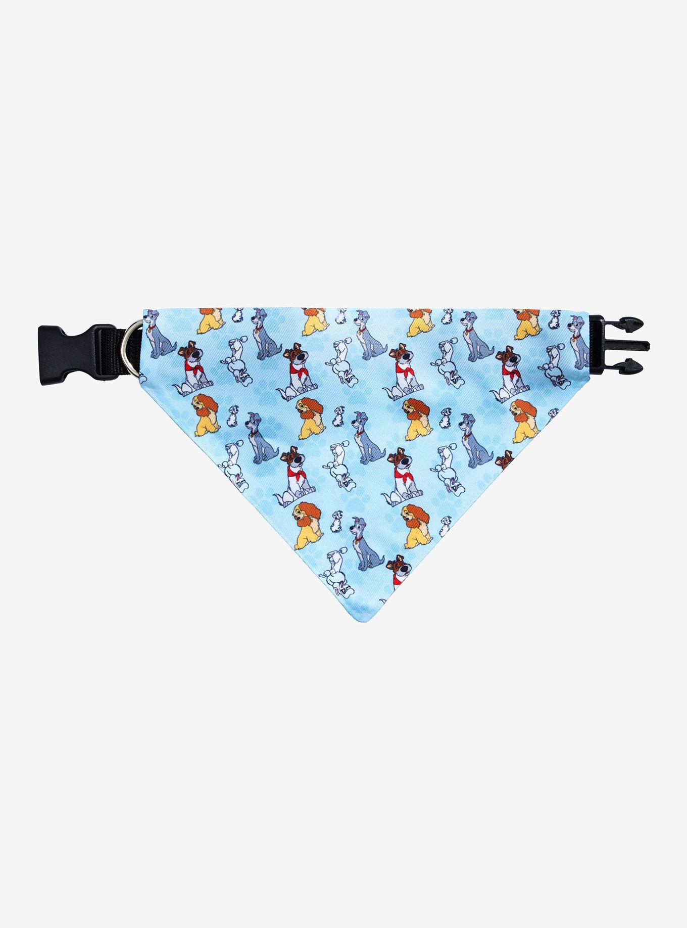 Buckle-Down Disney Dogs Blue Bandana Collar, MULTI, hi-res