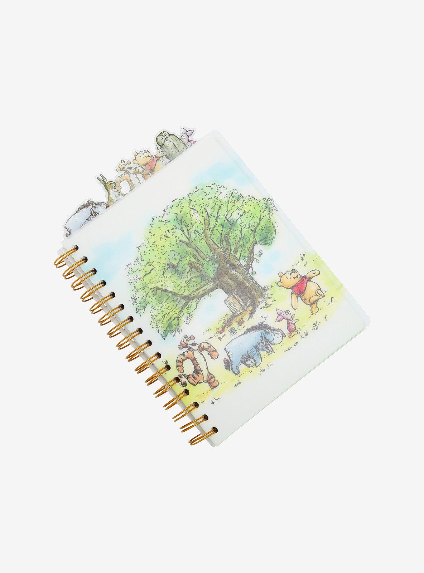Disney Winnie The Pooh Watercolor Tabbed Journal | Hot Topic