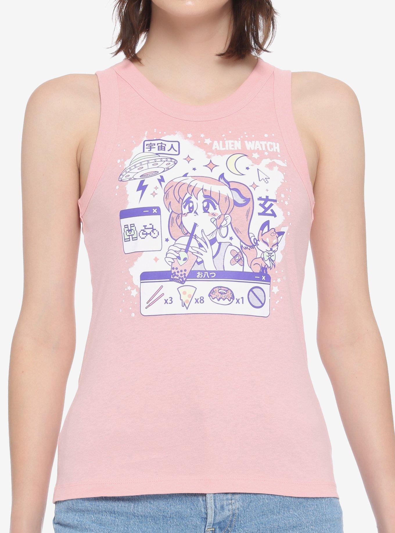 Alien Watch Anime Game Girls Tank Top, MULTI, hi-res