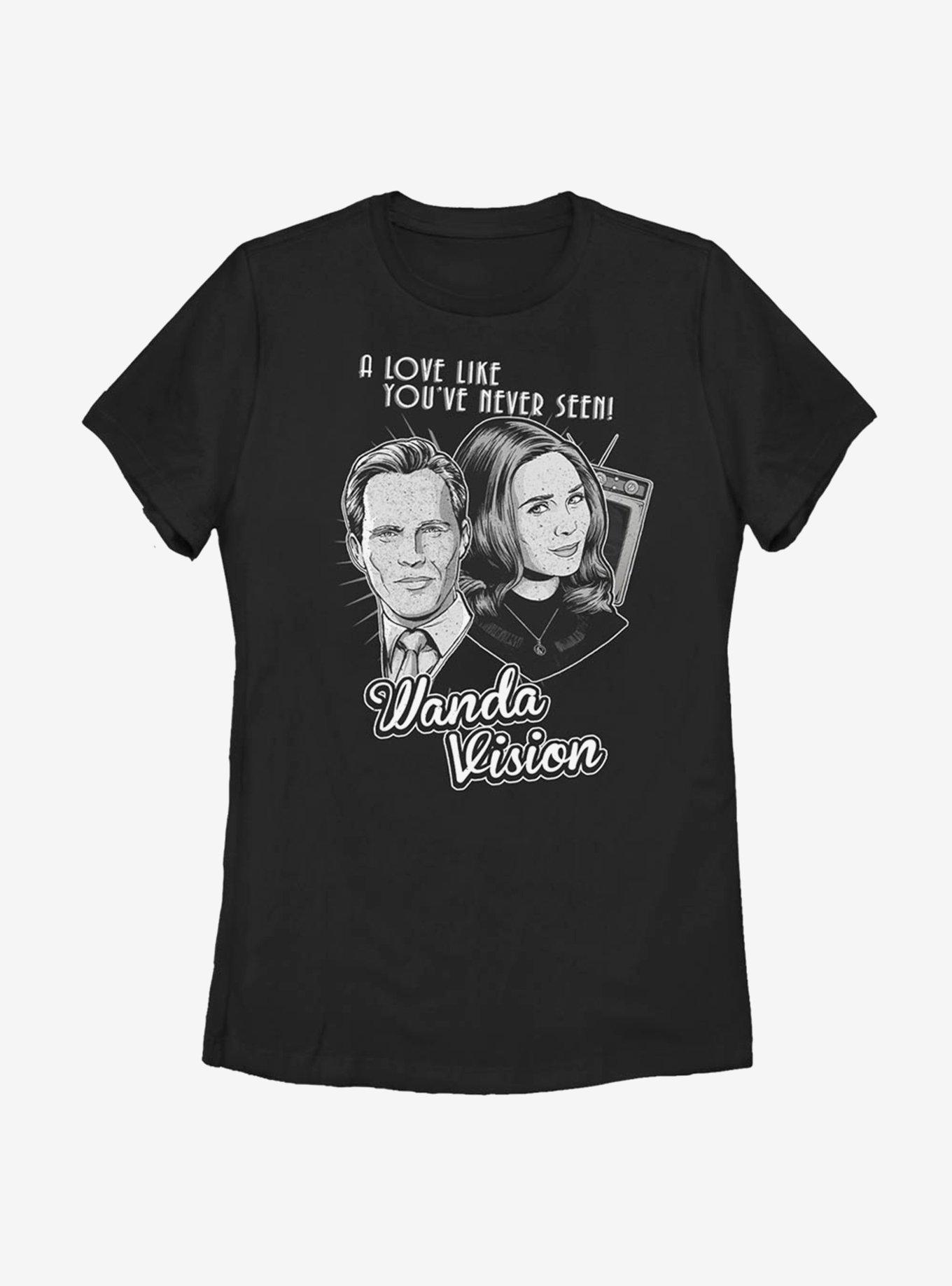 Marvel WandaVision Monochrome Wanda Womens T-Shirt, , hi-res