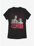 Marvel WandaVision Repeating Text Womens T-Shirt, BLACK, hi-res