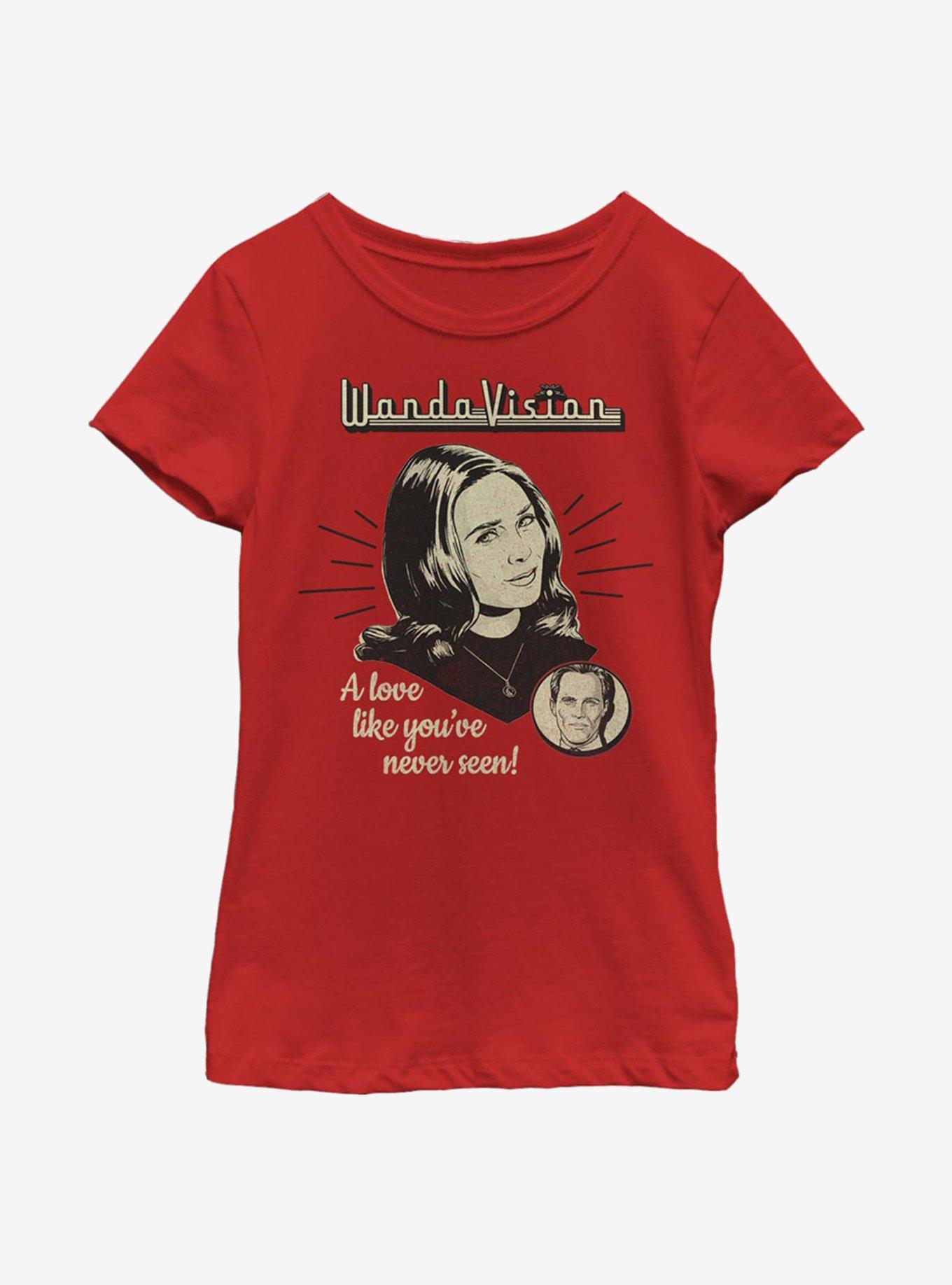 Marvel WandaVision Love Youth Girls T-Shirt, , hi-res