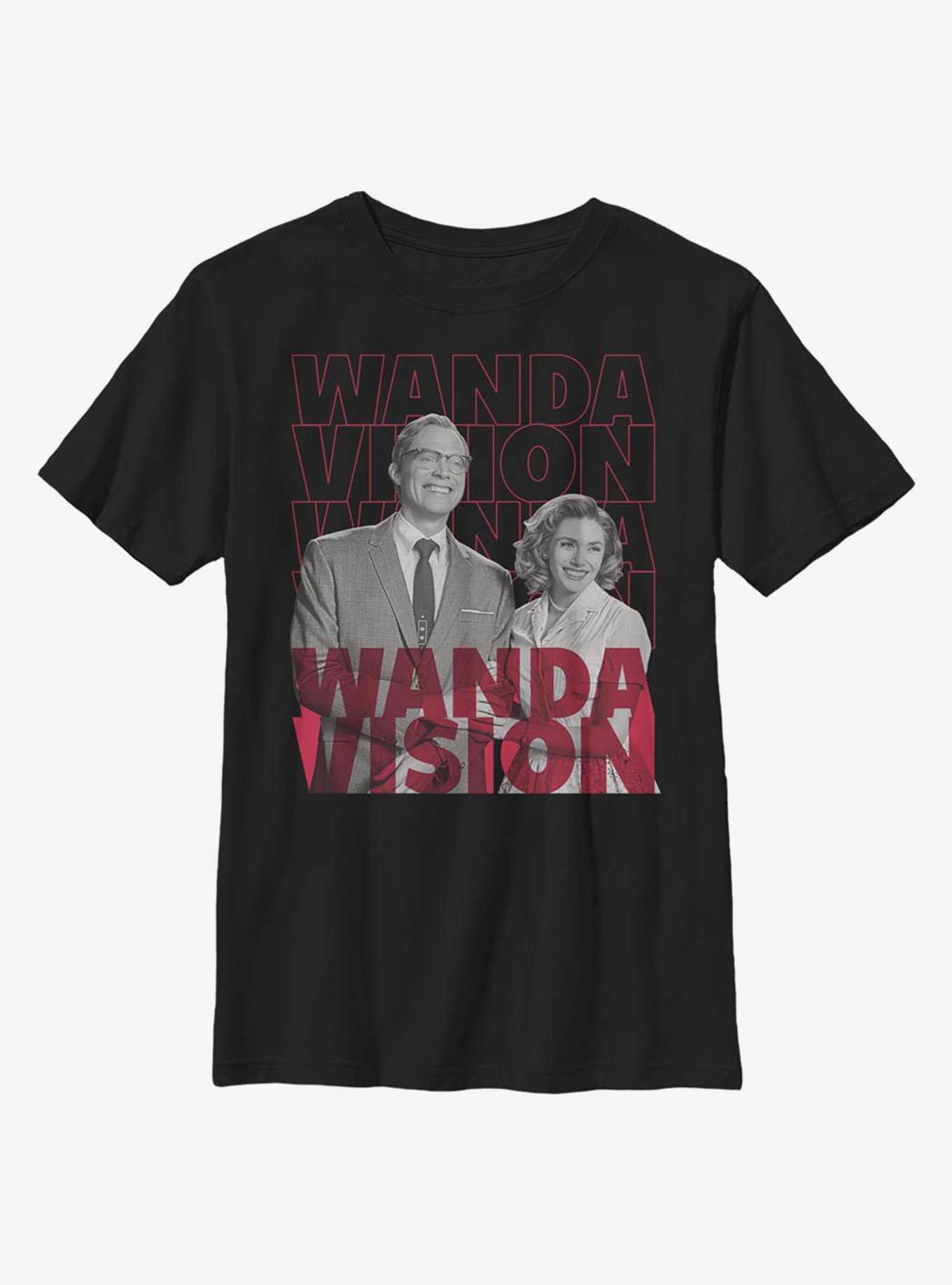 Marvel WandaVision Repeating Text Youth T-Shirt, , hi-res
