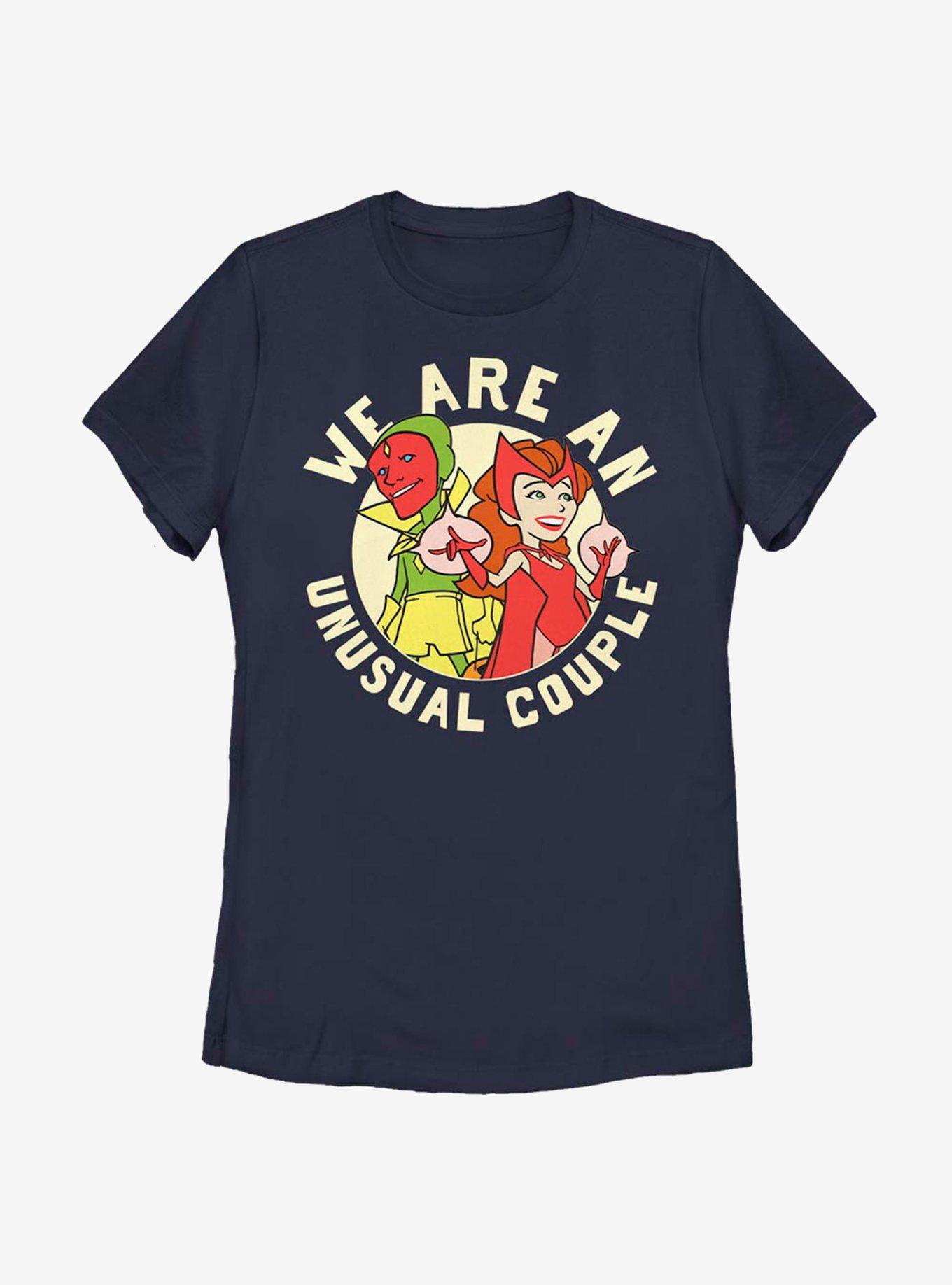 Marvel WandaVision Unusual Couple Womens T-Shirt, NAVY, hi-res