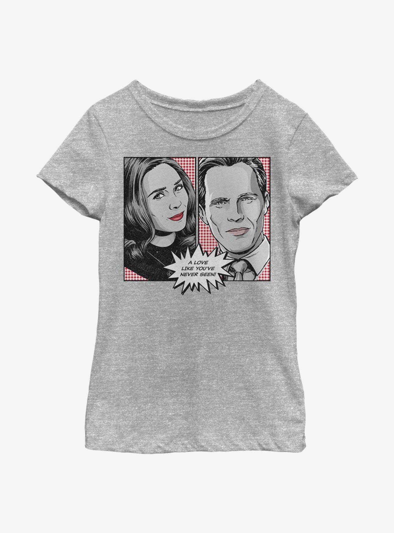 Marvel WandaVision Pop Youth Girls T-Shirt, ATH HTR, hi-res view 1