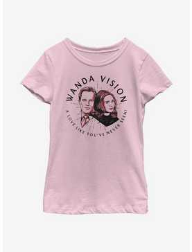 Marvel WandaVision Wanda Badge Youth Girls T-Shirt, , hi-res