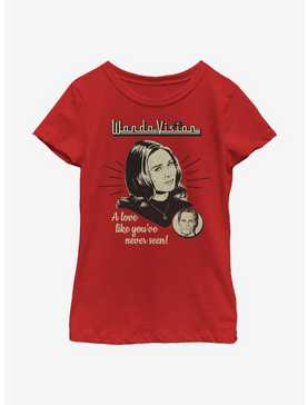 Marvel WandaVision Love Youth Girls T-Shirt, , hi-res
