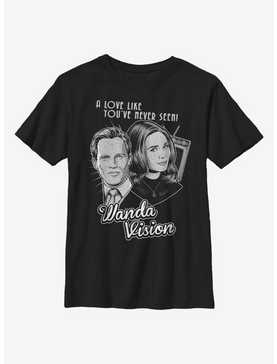 Marvel WandaVision Monochrome Wanda Youth T-Shirt, , hi-res