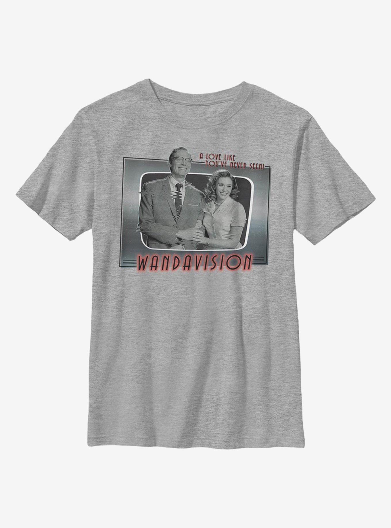 Marvel WandaVision Romantic Couple Youth T-Shirt, ATH HTR, hi-res