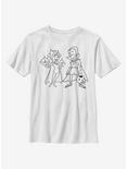 Marvel WandaVision Simple Ink Youth T-Shirt, WHITE, hi-res