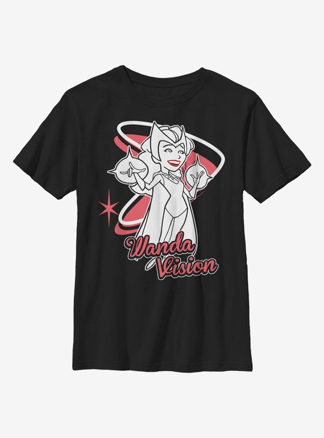 Marvel WandaVision Wanda Special Youth T-Shirt, BLACK, hi-res view 1