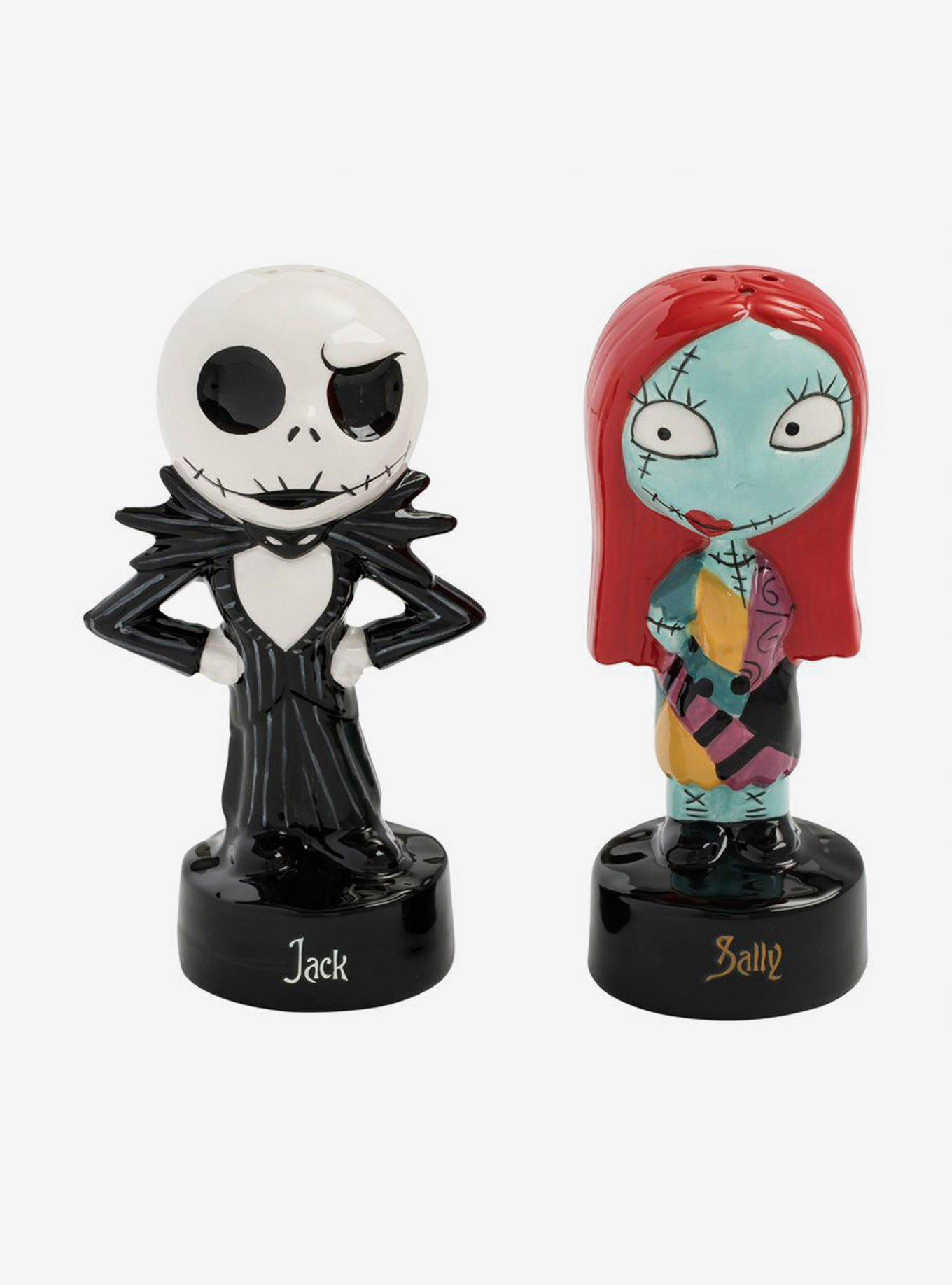 The Nightmare Before Christmas Jack & Sally Salt & Pepper Shaker Set, , hi-res
