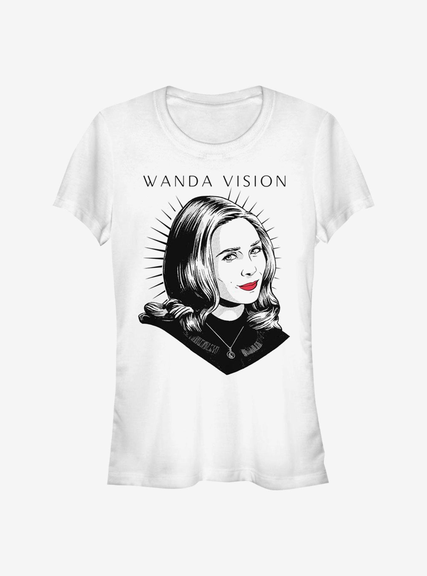 Marvel WandaVision Red Lips Girls T-Shirt, WHITE, hi-res