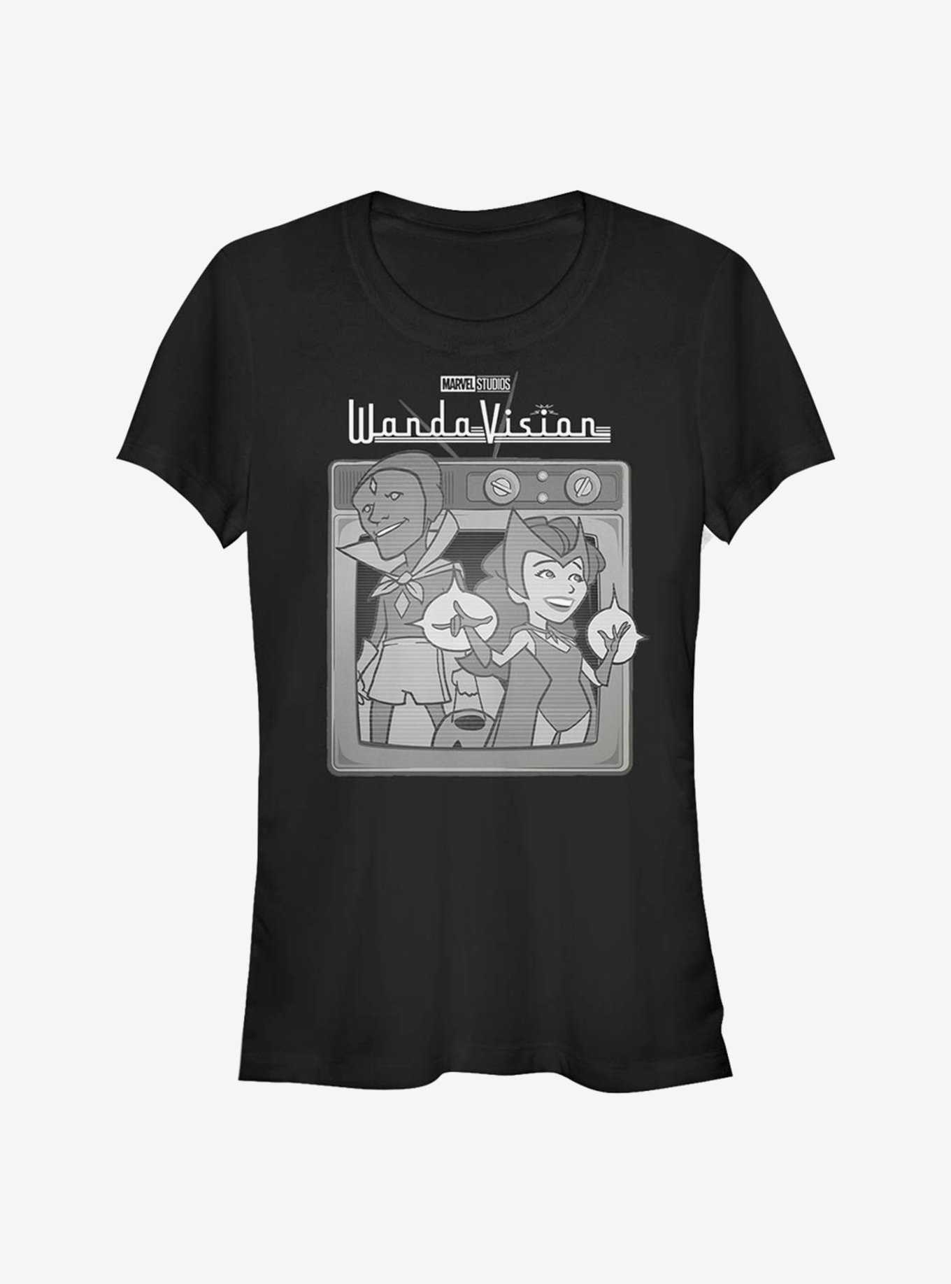 Marvel WandaVision Vintage T.V. Girls T-Shirt, , hi-res