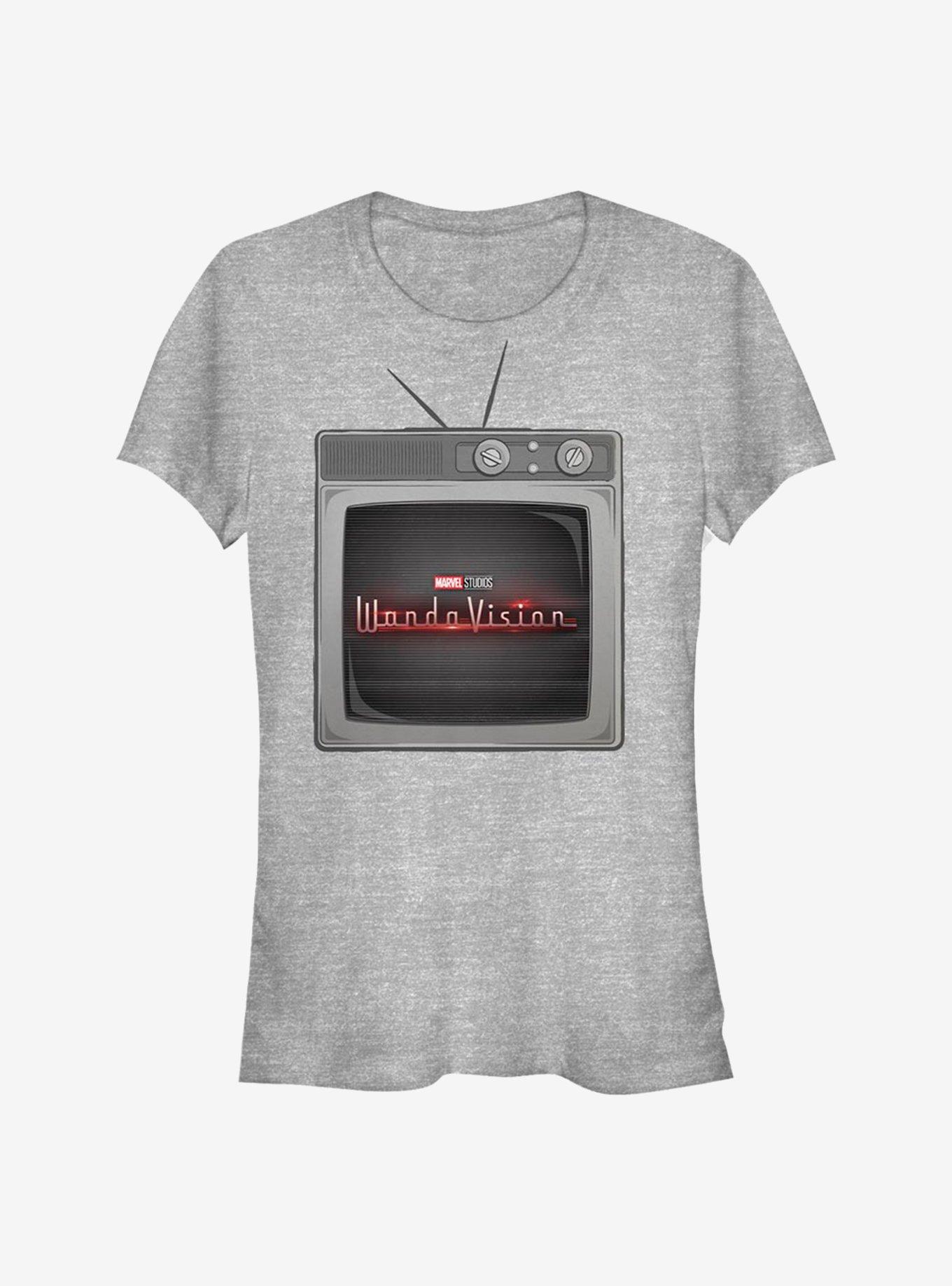 Marvel WandaVision Wanda T.V. Girls T-Shirt, ATH HTR, hi-res