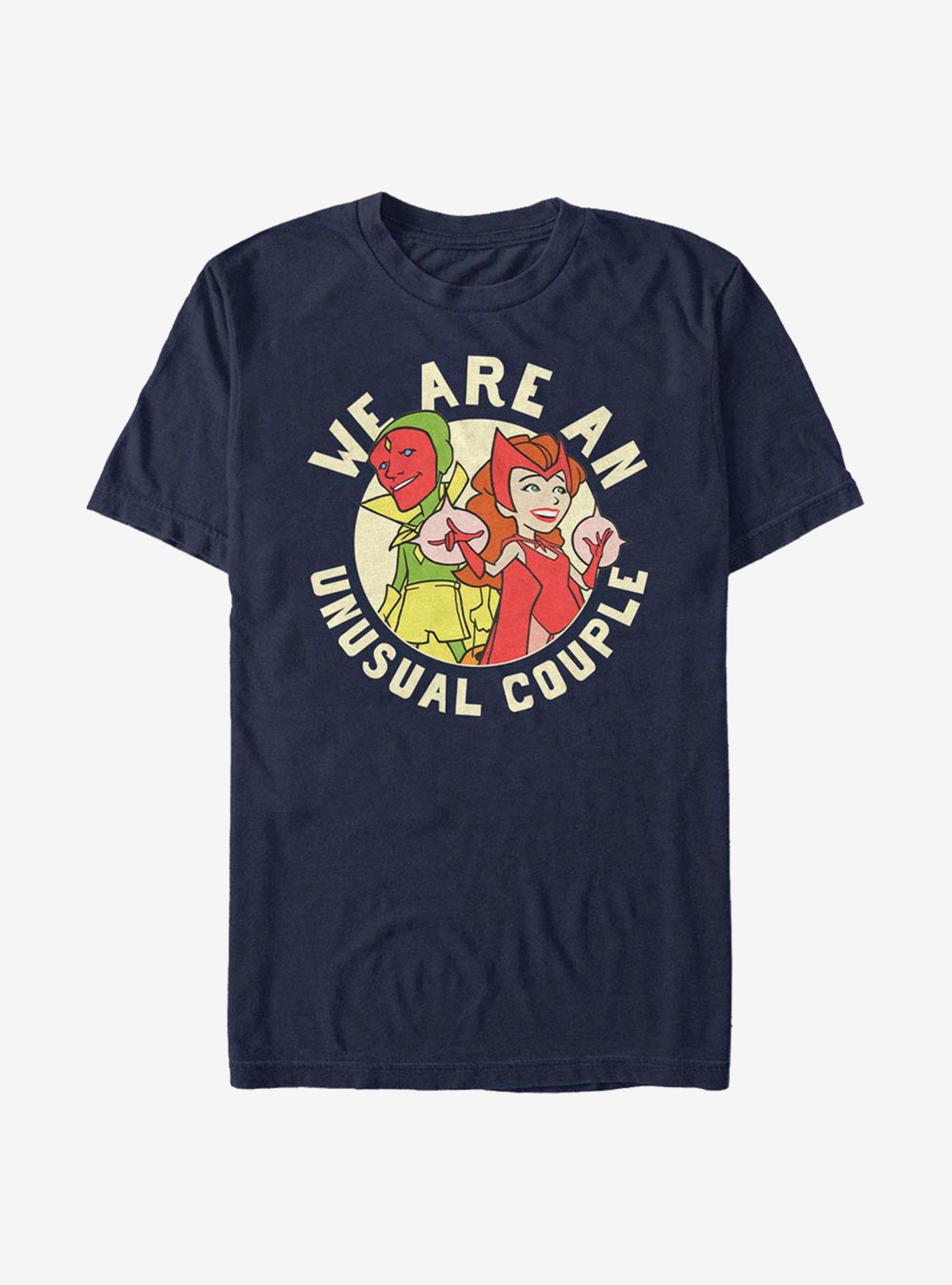 Marvel WandaVision Retro We Are An Unusual Couple T-Shirt, NAVY, hi-res