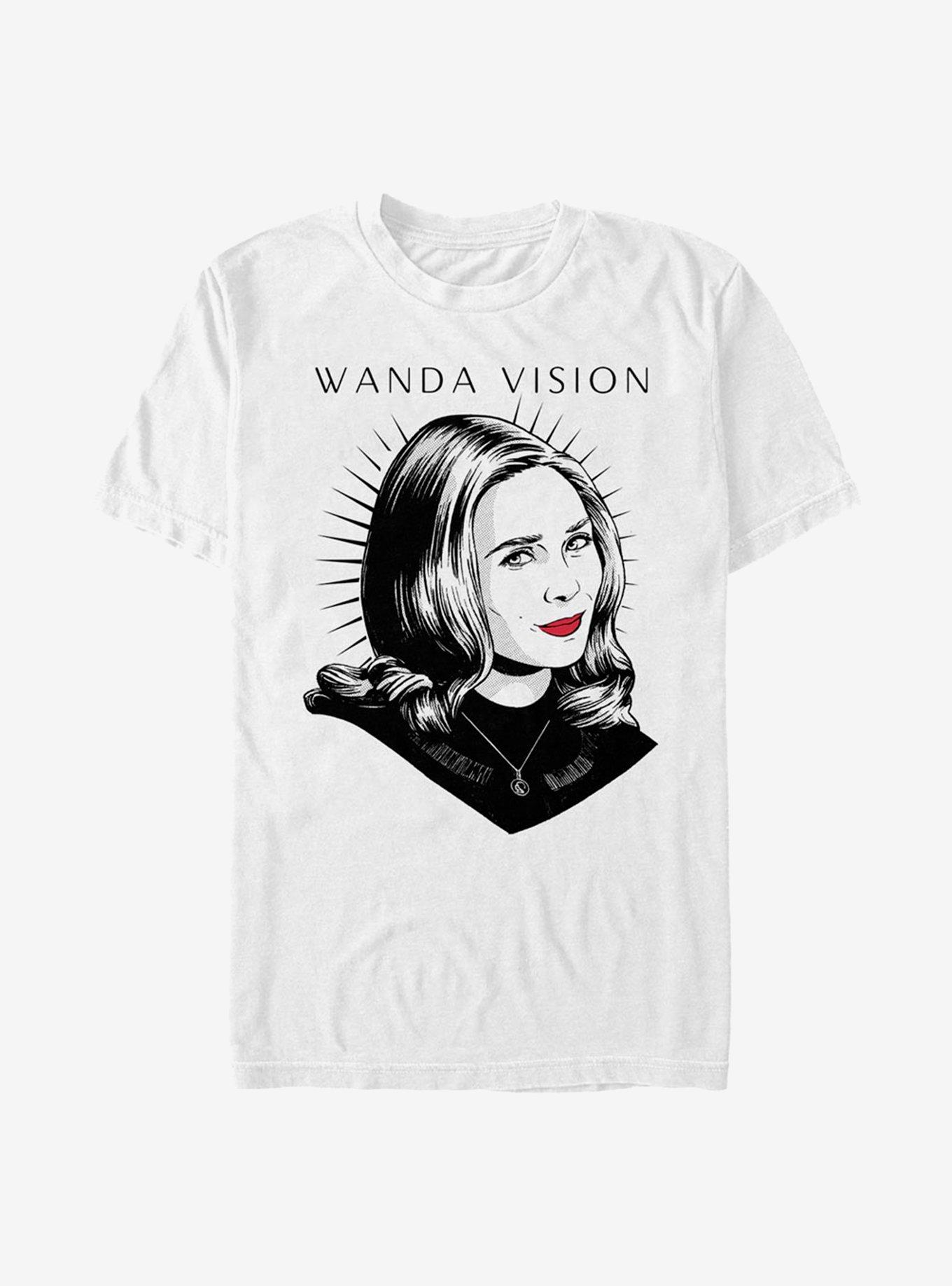 Marvel WandaVision Red Lips T-Shirt, WHITE, hi-res